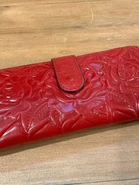 Patricia Nash red leather Wallet